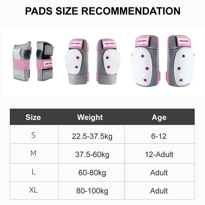 Kids Adults Roller Skating Skateboarding Rock Climbing Cycling Protective Gear Helmet Knee Elbow Wrist Pads Protector