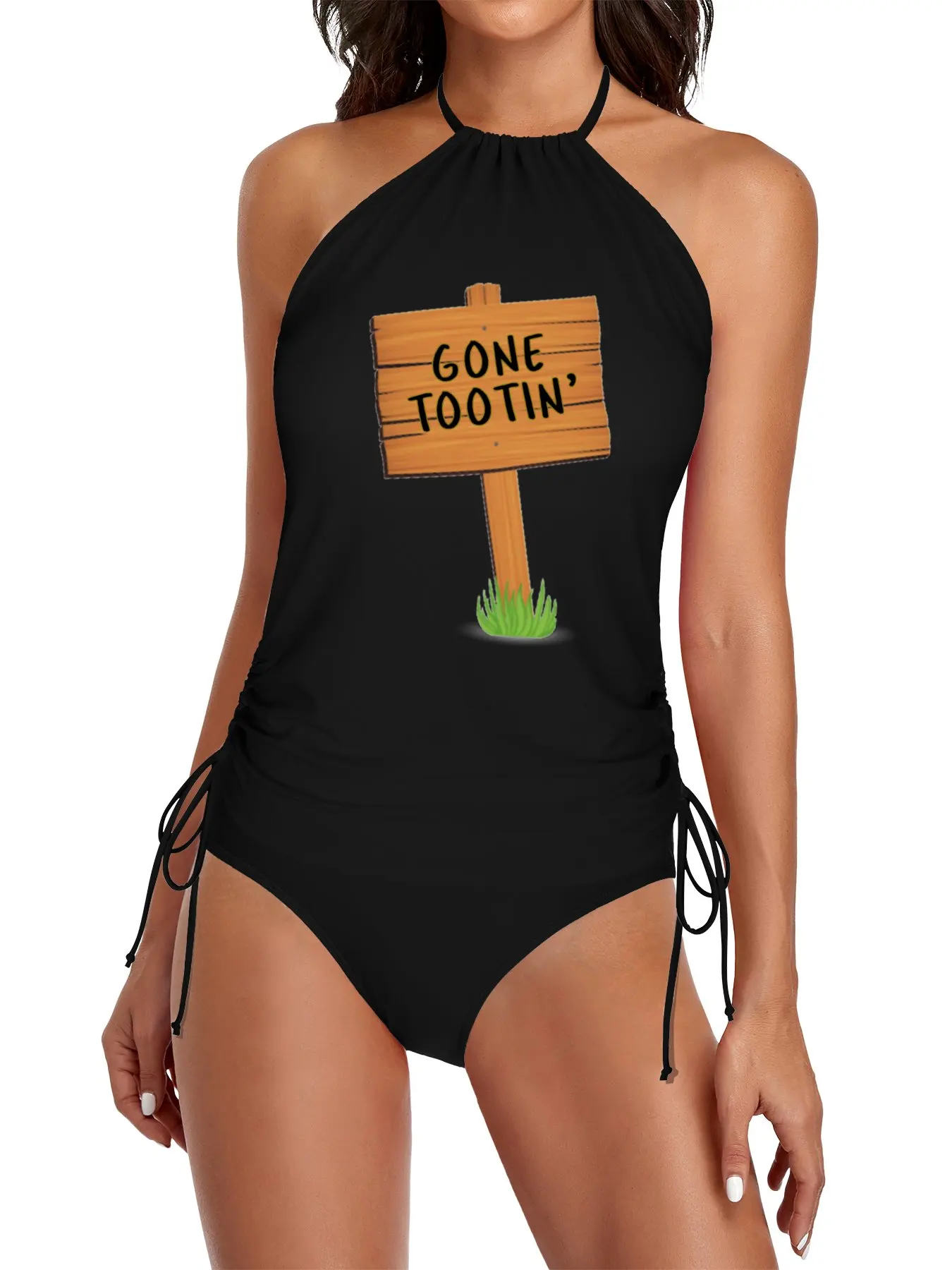 

Gone Tootin Split Swimsuit Set Summer dress swimsuit ladies Beach shirt bikini 2025