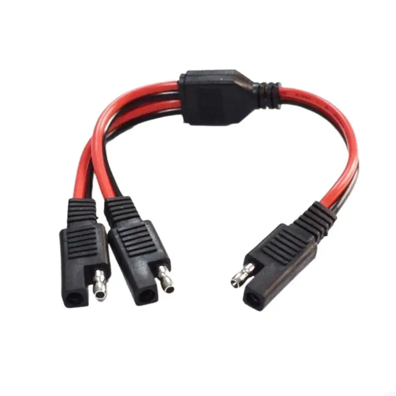 

U75E 1 to 2 SAE Extension Cord 14AWG Power Automotive Connectors Cable Y Splitters