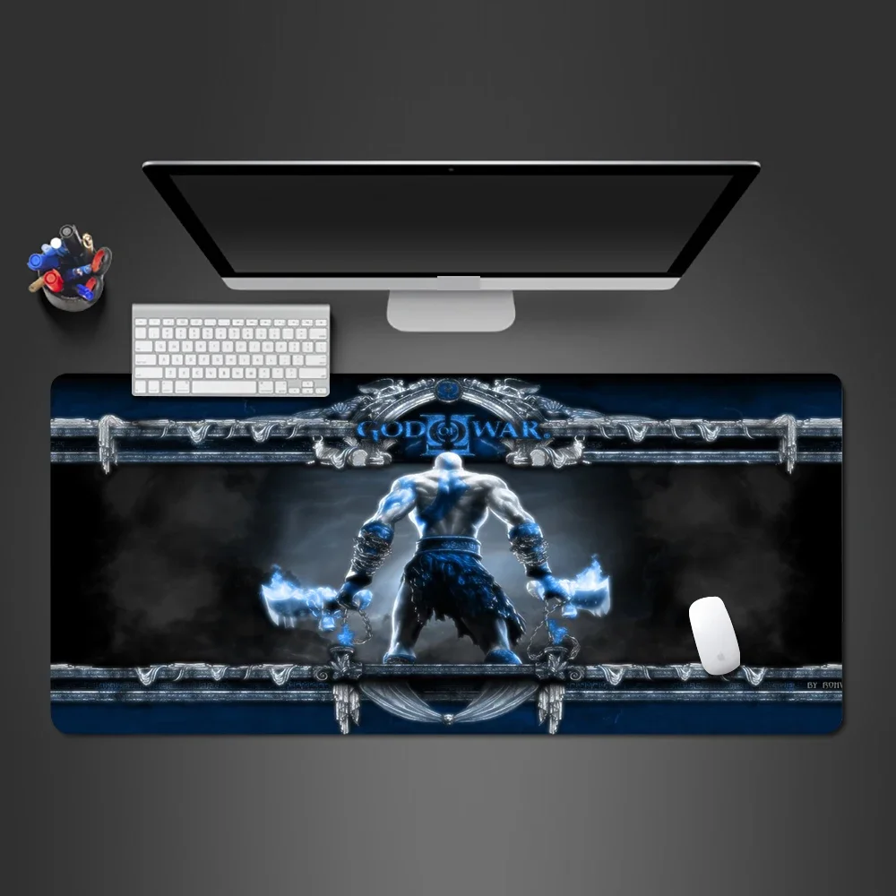 

Xxl Mouse Pad God of War Mousepad PC Gaming Computer Tables Desk Mat Gamer Accessories Magic Keyboard Mats Playmat Office Carpet