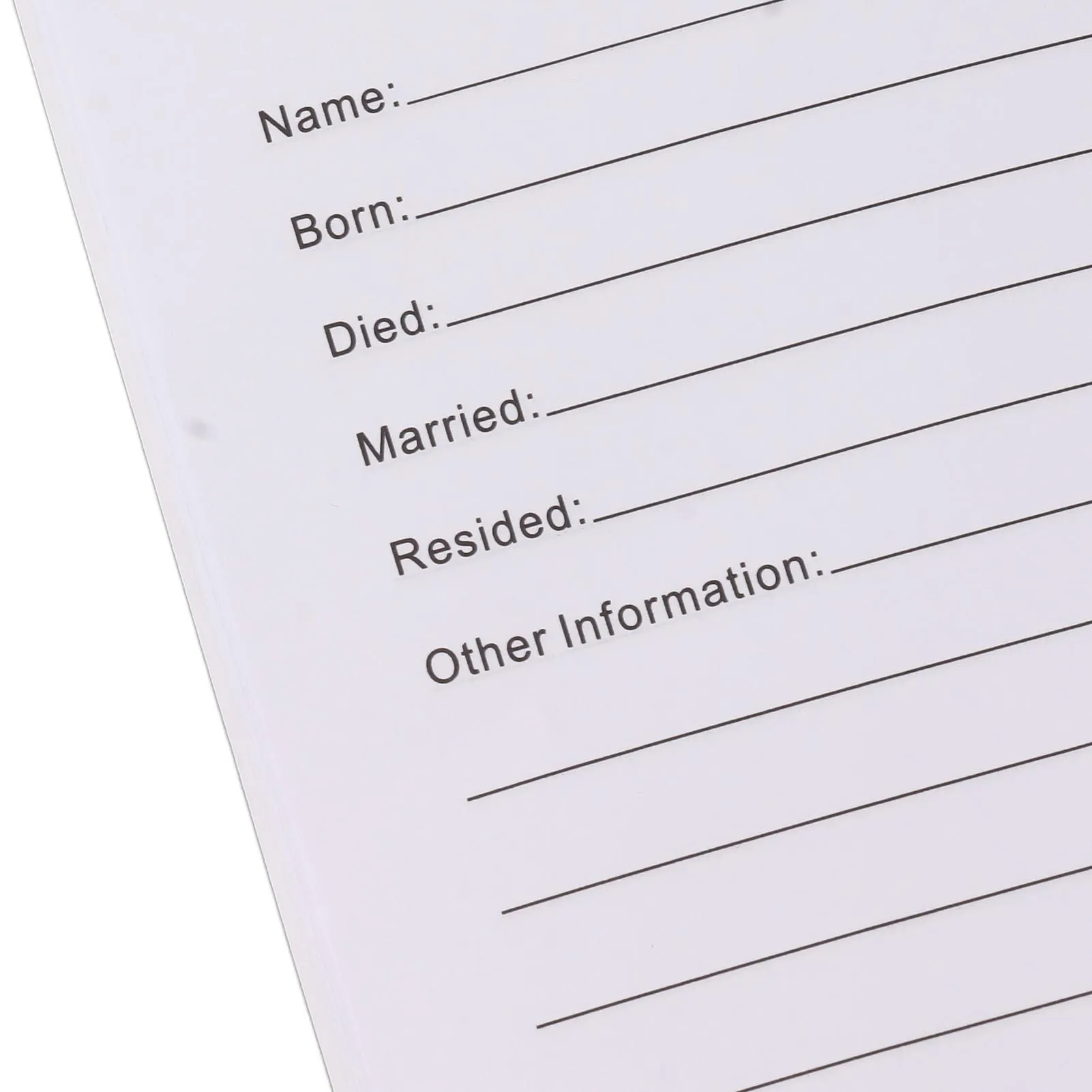 2PCS Family Tree Notebook Double Sides Easy To Use 16 Pages Double Sides Family Tree Organizer Book Handwritten for Stationery