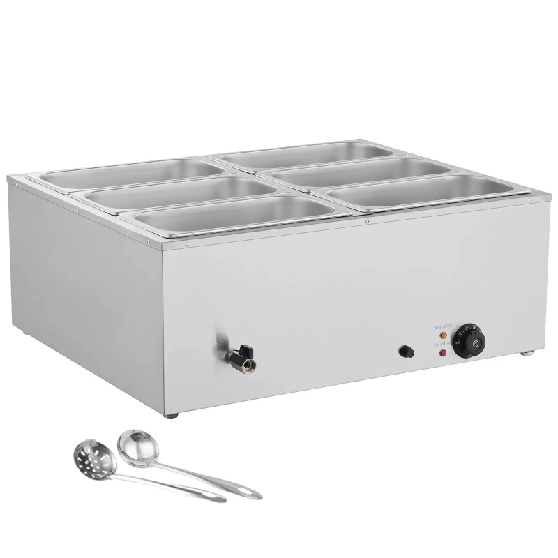 Electric stainless steel food warmer, electric quick heating lid