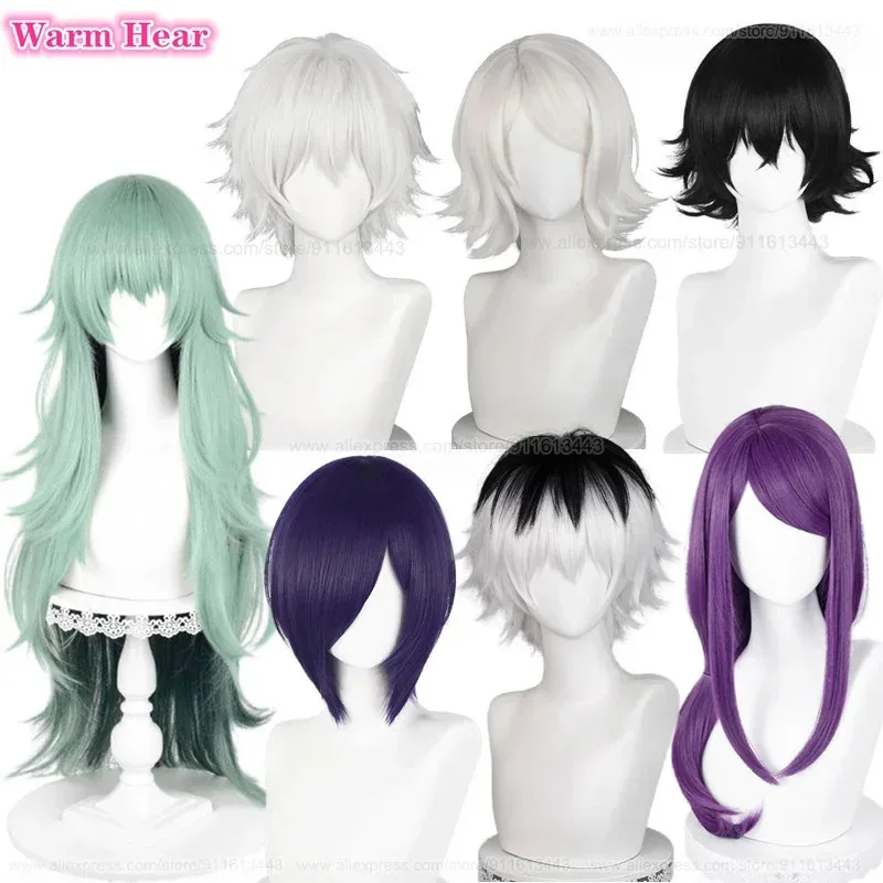 Pelo sintético de Anime Kamishiro Rize Kaneki Ken Juzo Suzuya Touka Kirishima Sasaki Haise pelucas de Cosplay Halloween ir;l5