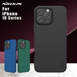 For iPhone 16 Pro Max / 16 Pro Case Nillkin Frosted Hard Ultra Thin 360 Bumper Cases Camera Protection Back Cover