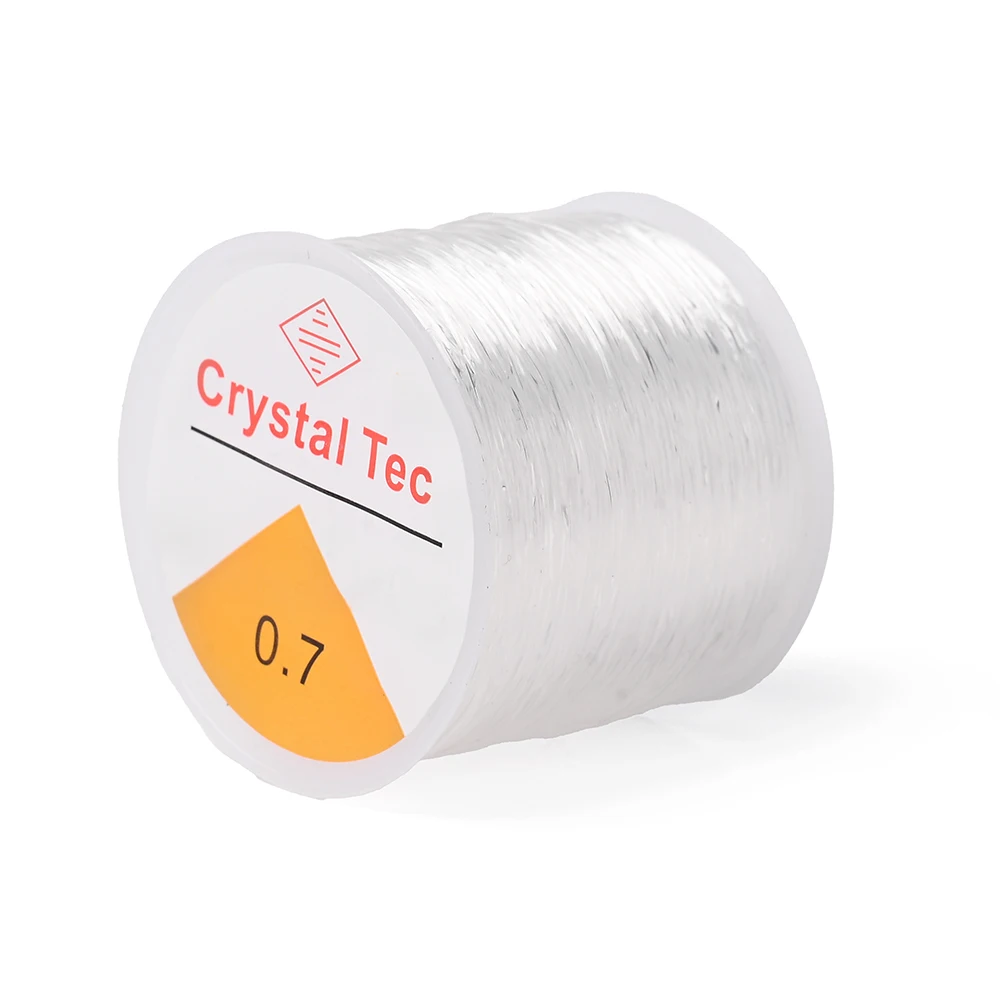 IYOE 0.5-1.5mm Elastisch Koord String Transparante Elastische Draad Voor Sieraden Maken Diy Armband Ketting Kralen accessoires
