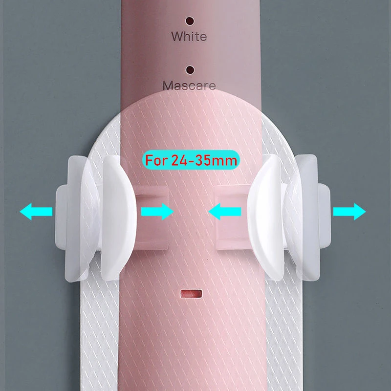 Einstellbare Zahnbürste Halter Elektrische Zahnbürste Basis Silikon Non-slip Wand Halterung Pinsel Körper Rack Adapt 99% – Detail 6