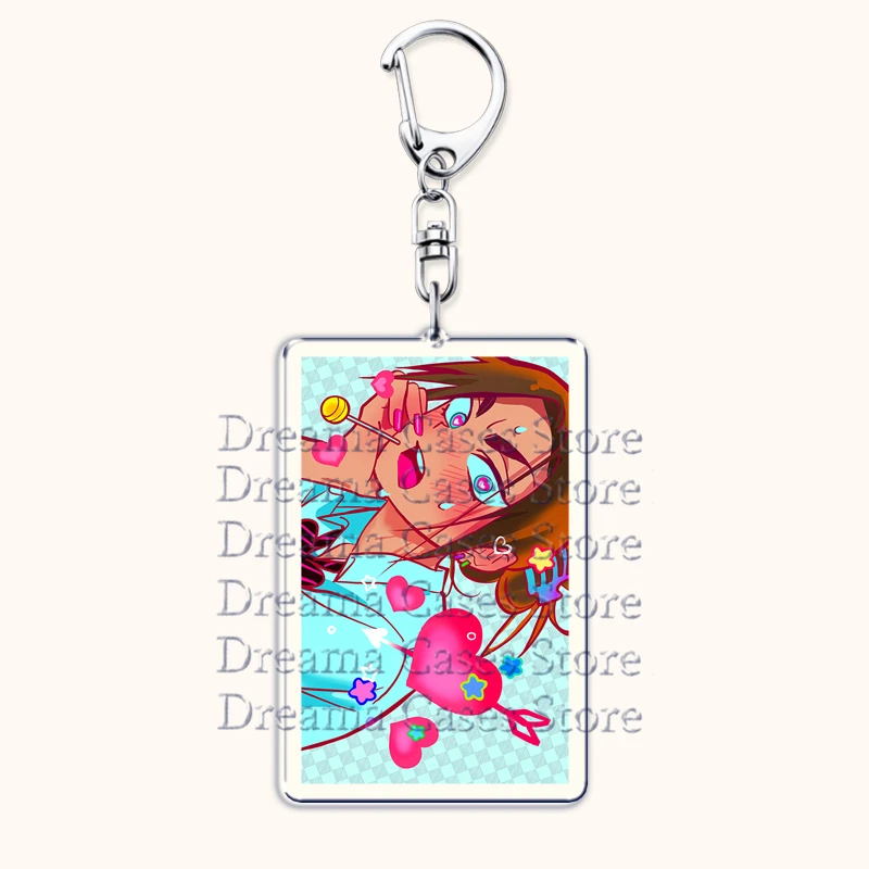 حار الغريبة المرحلة سلاسل المفاتيح للنساء اكسسوارات حقيبة لوكا إيفان Till Mizi Hyuna Sua قلادة مفتاح سلسلة Keyrings مجوهرات المشجعين الهدايا