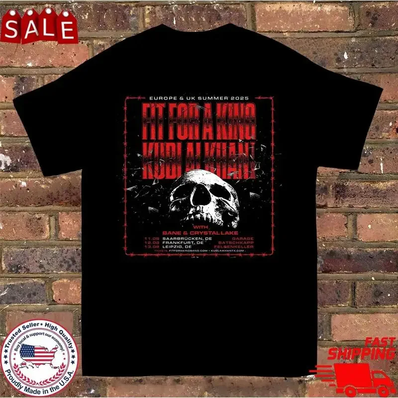 Kublai Khan Tx Fit For A King Summer Tour T Shirt Full Size S 3Xl