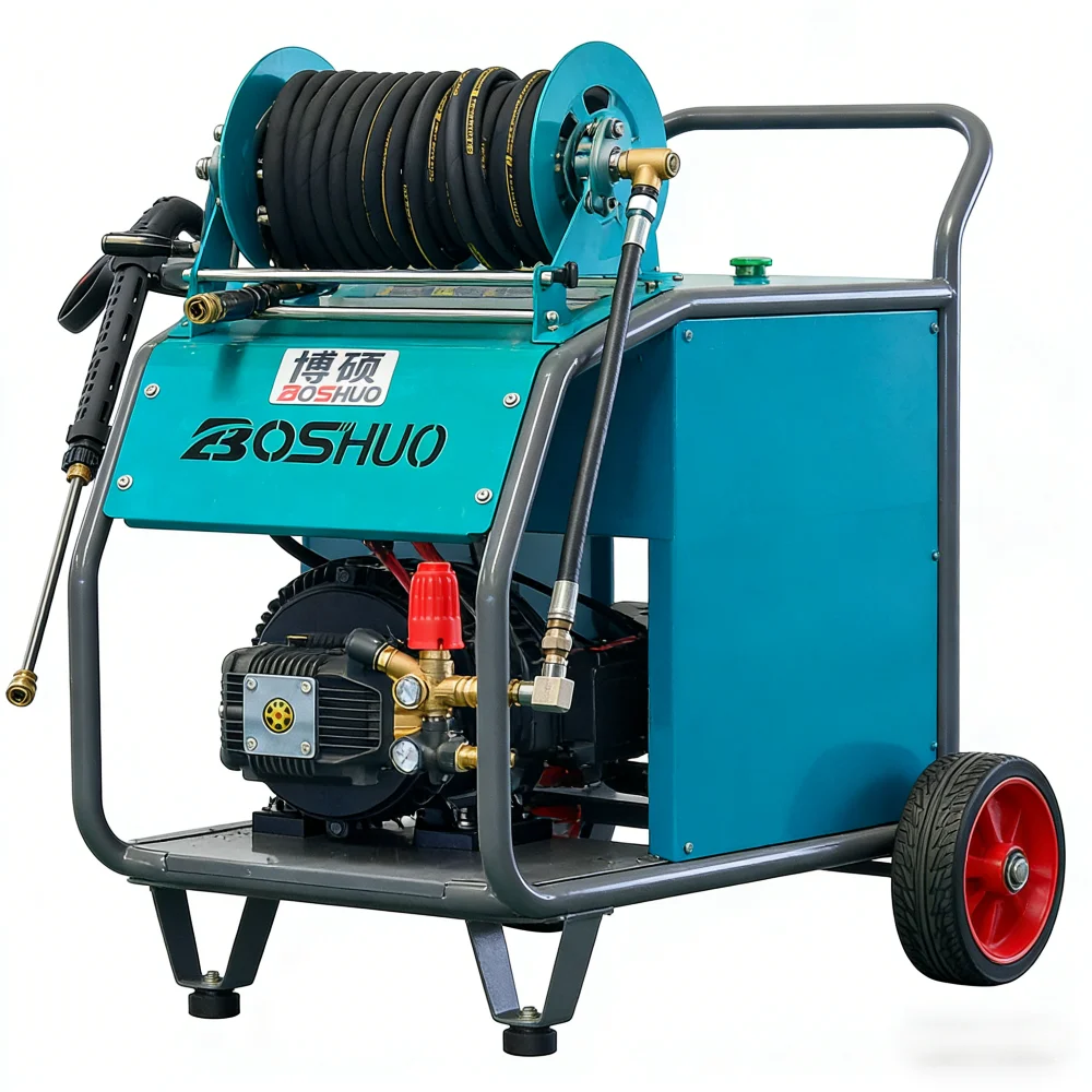 

Electric High Pressure Water Jet Cleaner 3000PSI 5500W for Marine & Car Wash Shop Equipment Maintenance