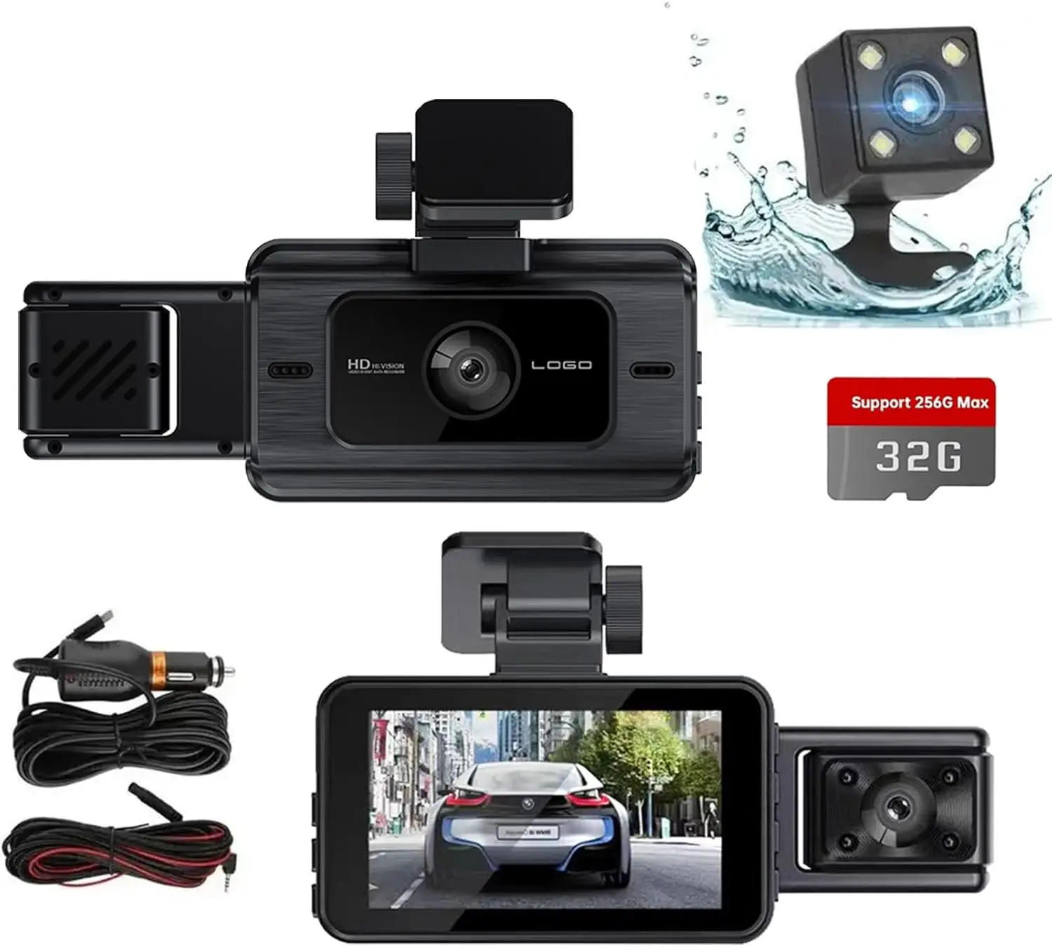 1080P Car Camera Fr…