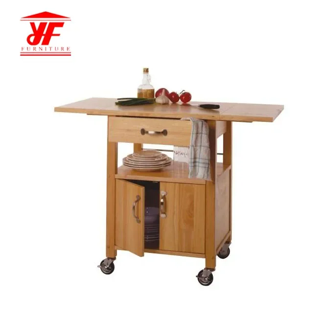 Kitchen Furniture Vegetable Storage Trolley Cart Cabinet