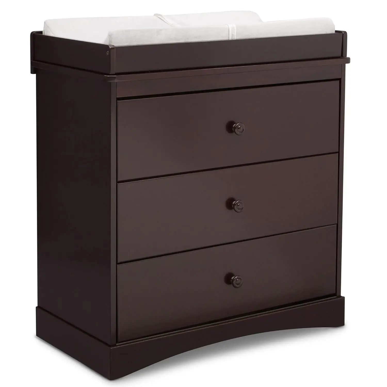 

Delta Children Sutton 3 Drawer Dresser with Changing Top, Chocolate