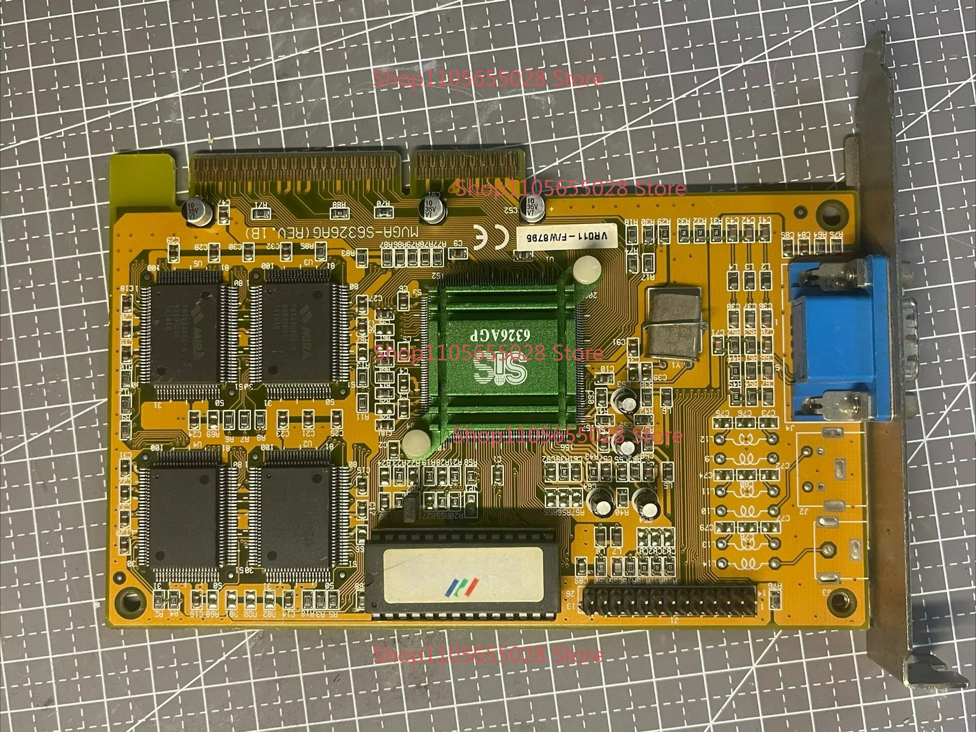 For Vintage AGP Graphics Card Sis6326 Prolink Sis6326 4m Video Memory