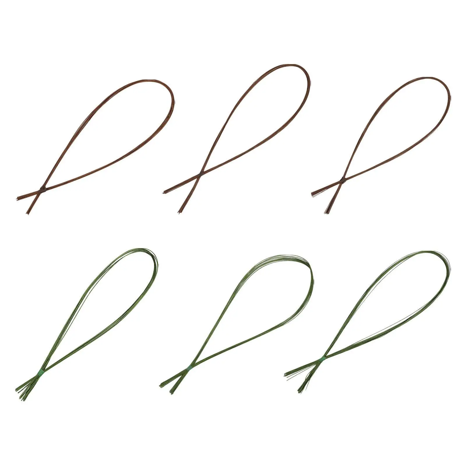 Fio floral florista fio de ferro comprimento 39,37 polegadas, fácil de dobrar, para envoltório de haste de buquê, kit de arranjo floral profissional resistente