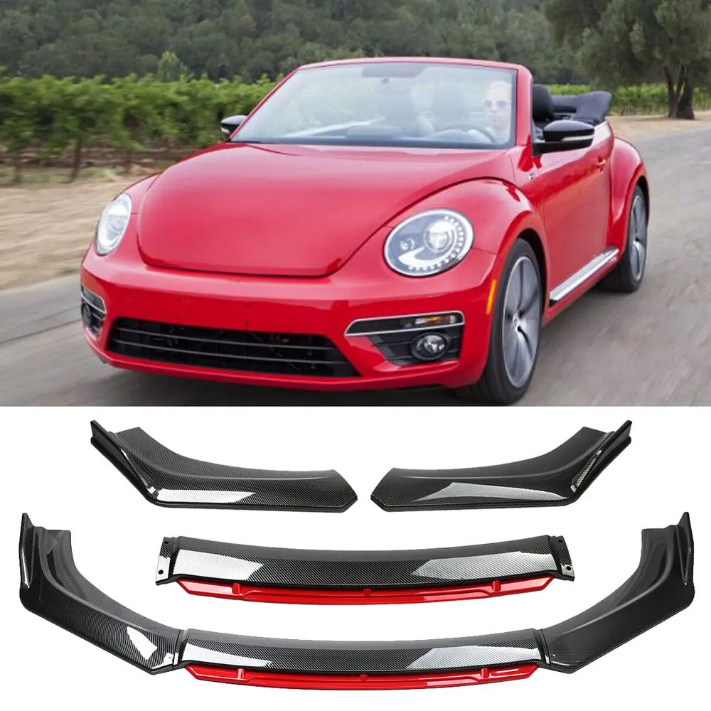 LAICY For VW Beetle A5 2011-2016 Car Front Bumper Lip Auto Chin Spoiler Splitter Diffuser Body Kits Trim Air Dam Protector