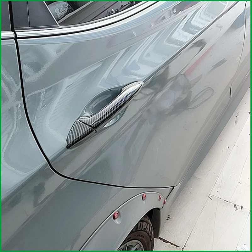 

Car Styling For Hyundai Elantra 2011-2015 Door Handle Bowl Cup Frame Cover Sticker Trim Auto Parts Accessories