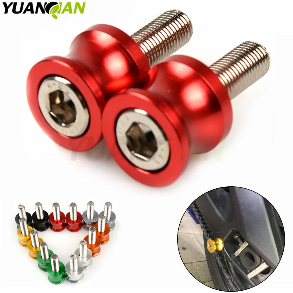 Motorcycle part CNC Aluminum Swingarm Spools Slider For honda yamaha Kawasaki z750 Z800 Z1000 Suzuki Ducati XT660 WR250 WR125