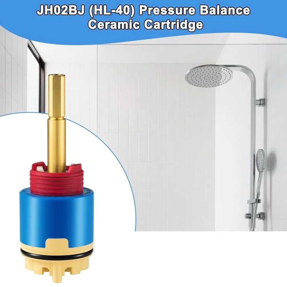 JH02BJ Replacement Cartridge for HL40 Compatible Shower Valves Balanced Temperature Control Single Handle For Faucet Use