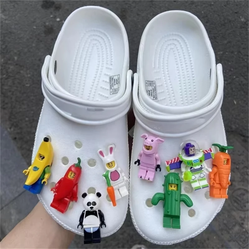Charm per Scarpe a Tema Toy Story, Accessori DIY per Calzature, Decorazioni 3D per Zoccoli e Sandali per Bambini