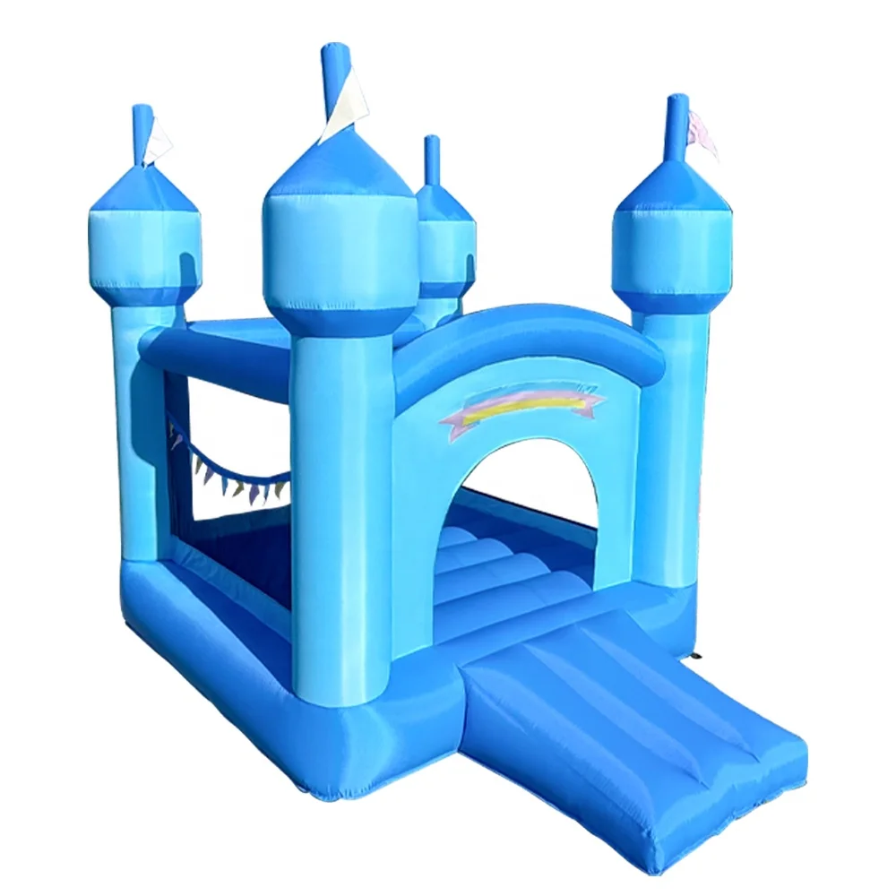 

New Design Suitable for Children Manufacturer's Hot-selling Blue Mini Inflatable Jumping Castle