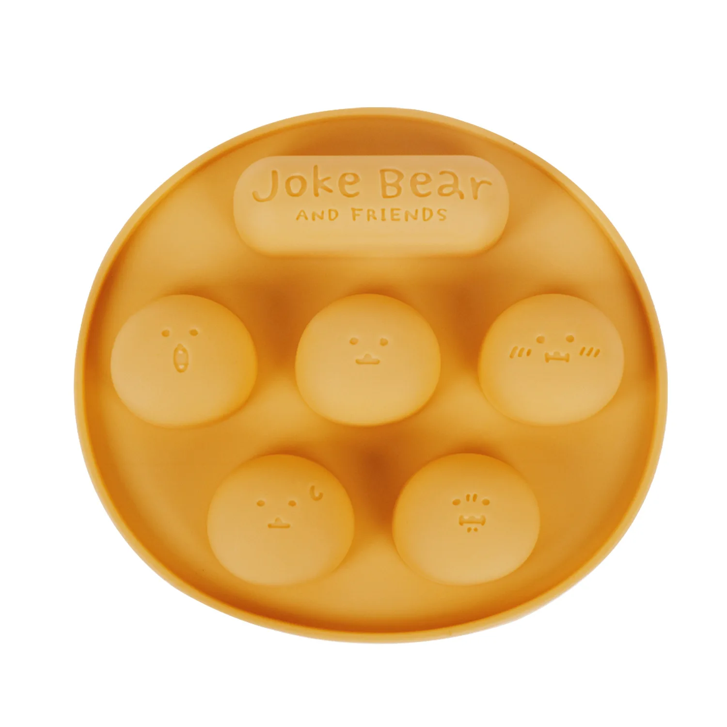 Cute Joke Bear Silicone Ice Cube Tray With Lid Storage Box Kitchen Mold Funny Face Character Ice Maker Gift for Boys Girls Fans view 6