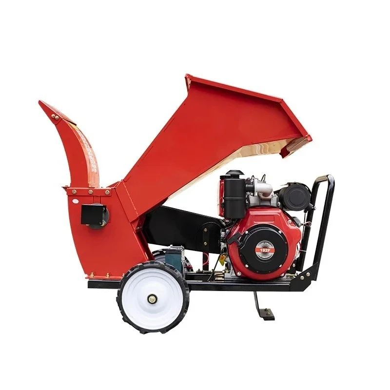 Large branch grinder branch crusher wood branches