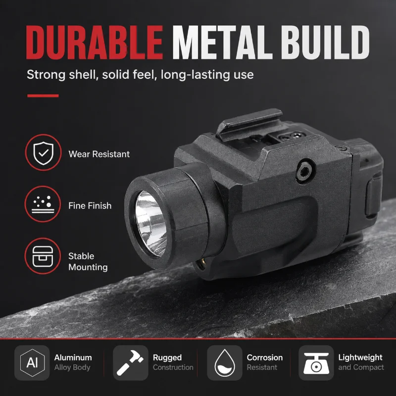 Small Under Mount Lighting Kit 800LM Lamp Built-in Red Indicator Accessory for Hobby Model Collection