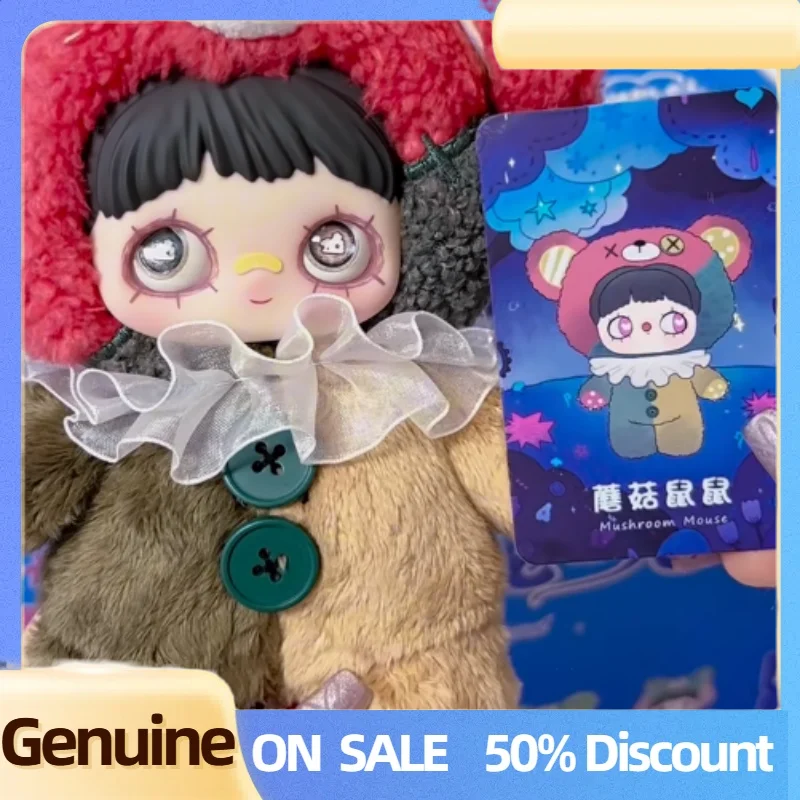 حقيقي Maymei V4 Symbiote نيفرلاند سلسلة صندوق أعمى دمية من الفينيل حقيبة قلادة حلية الظلام دمية جمع صندوق غامض دمية هدية #2