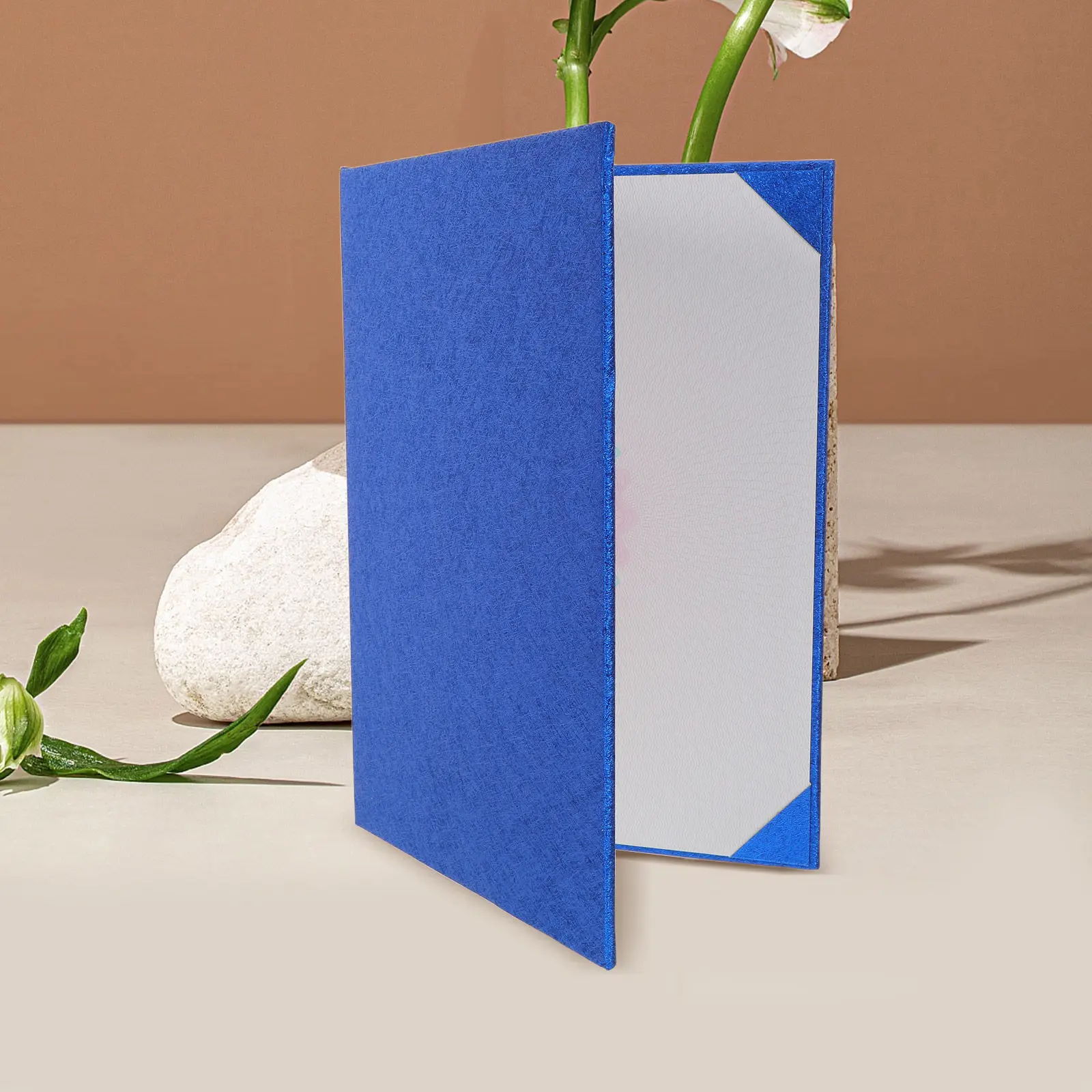 

Certificate Holder Blue A4 Graduation Diploma Cover Letter Size Document Protector Award Achievement Certificate Display Folder