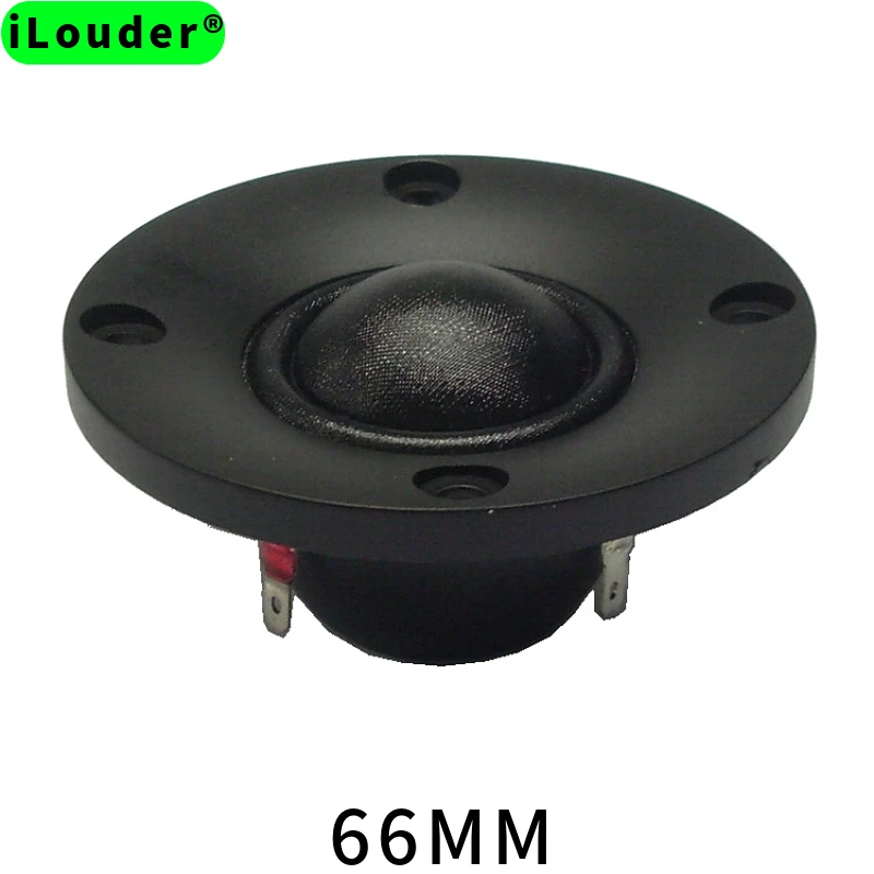 4Ω/8Ω for choose Factory 2.5 Inch 66mm RMS Power 15W 85DB Silk Dome Membrane Soft Dome Tweeter Speaker Neo. Mag. Tweeter