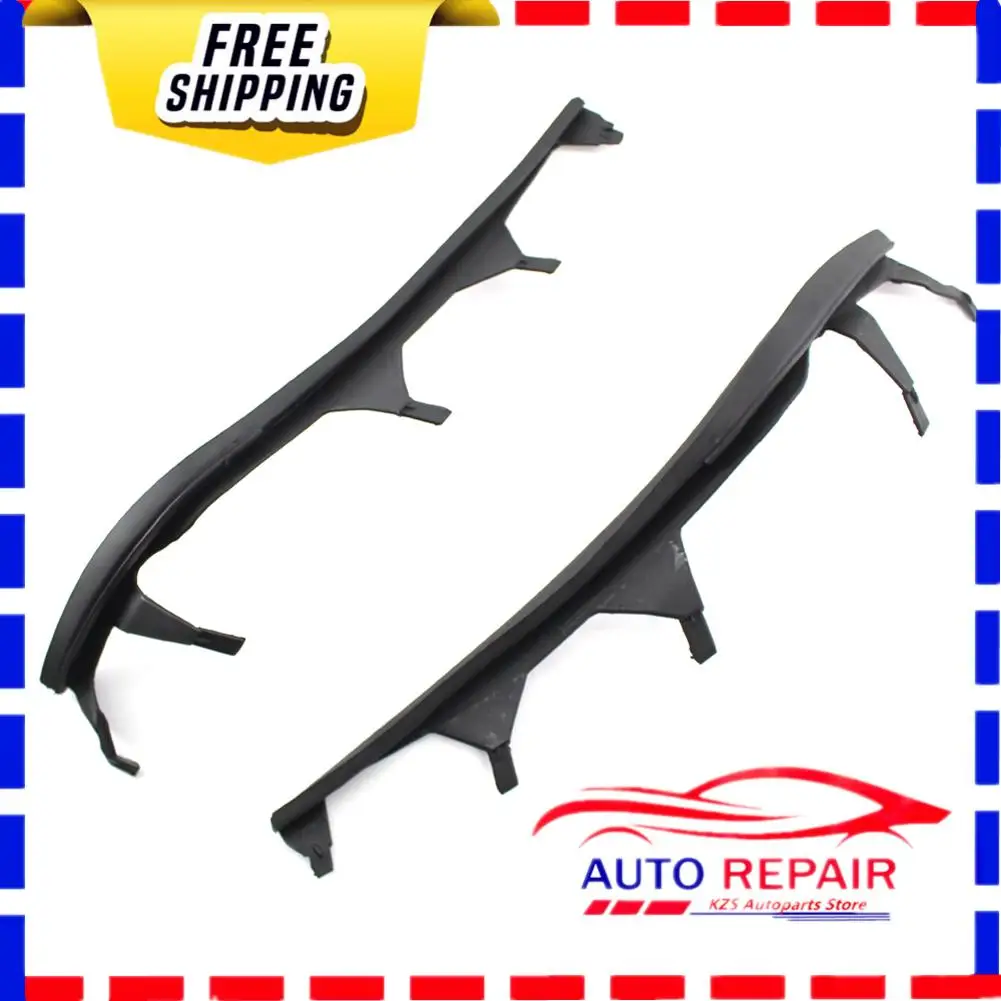 63126921859 63126921860 Front Upper Headlight Cover Strips Trims Headlight Sealing Strip Gasket For BMW E46 325i 2002-2005