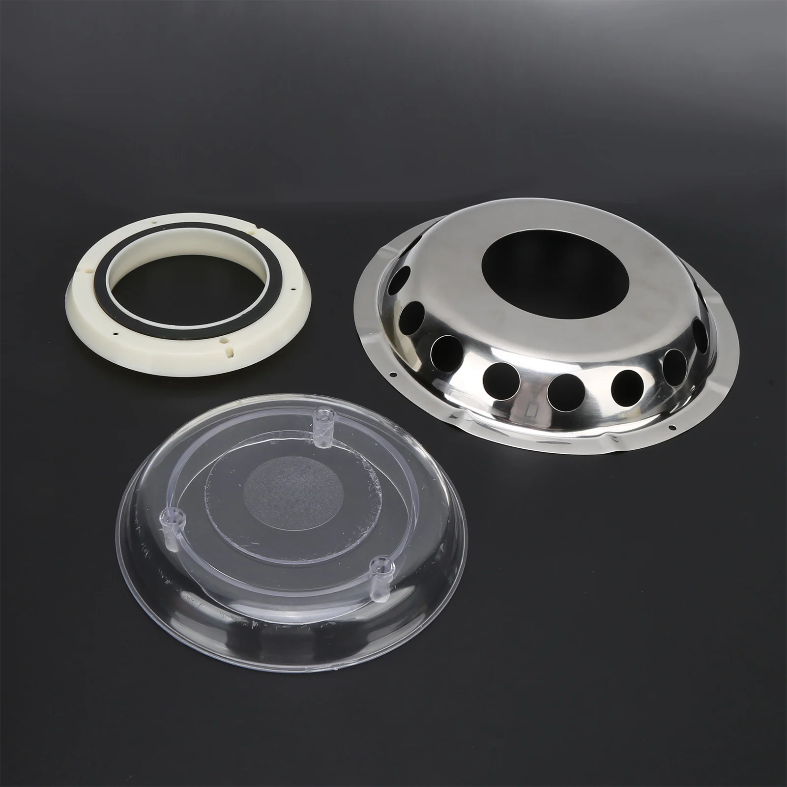 Stainless Steel Marine Air Vent Ventilation Window Boat Hardware Fitting With Transparent Center For Yacht Vessel