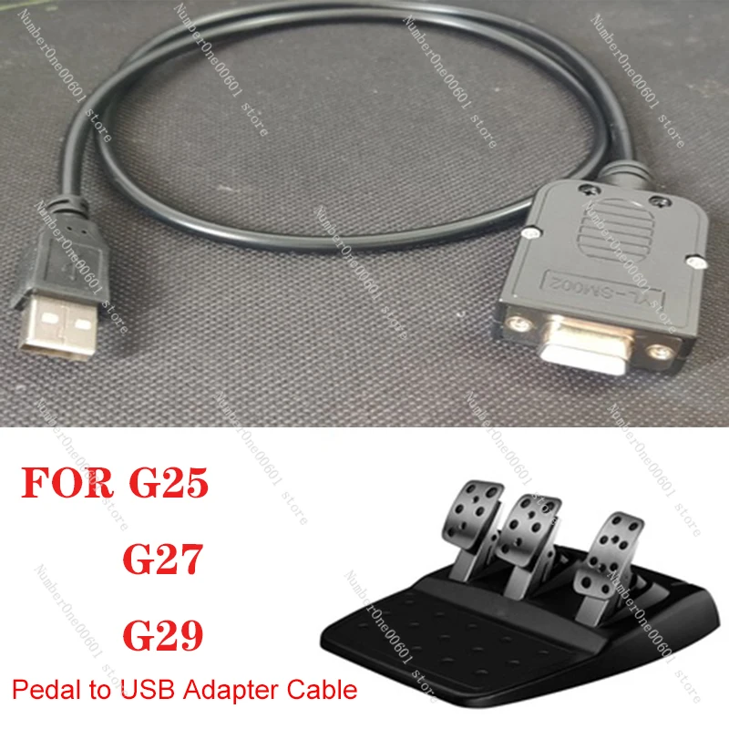 

G29 G27 G25 Pedal to USB Adapter Cable Converter for Logitech G29 G27 G25 pedal DIY Modification Parts MOD