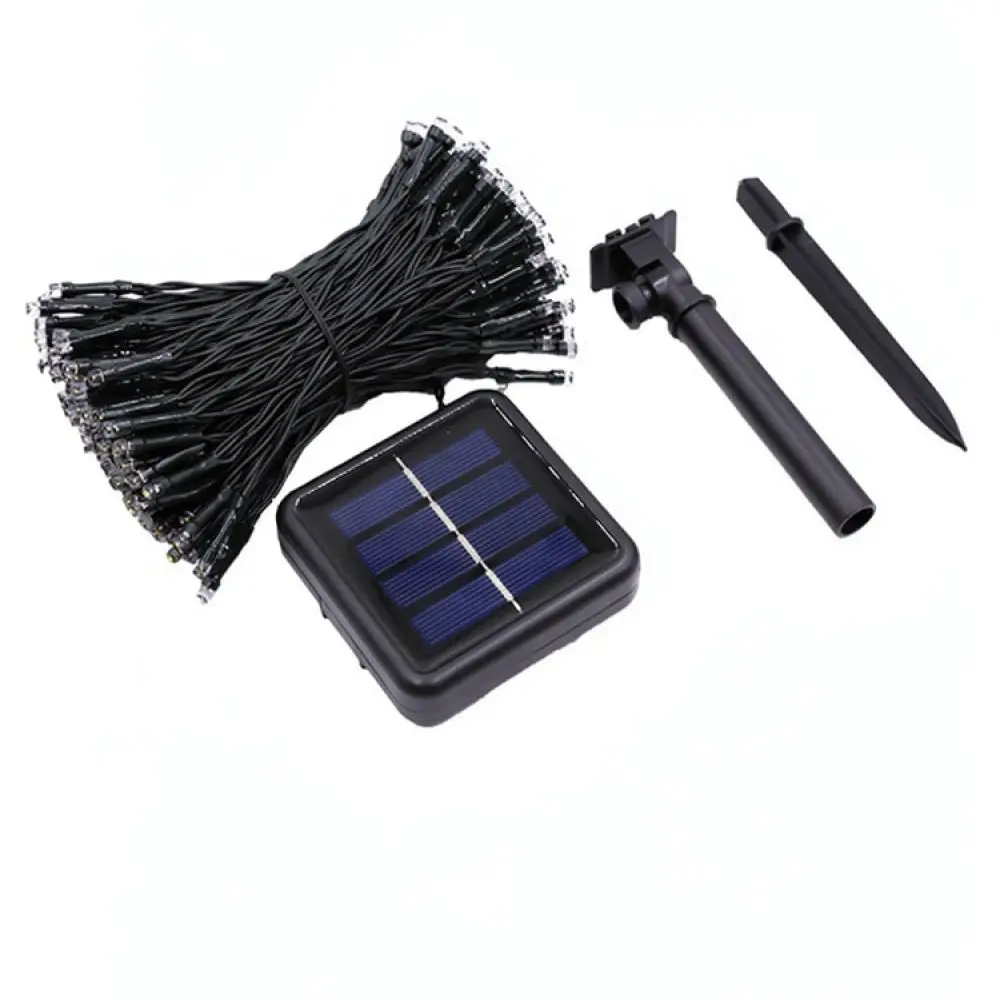 LED Solar Fairy String Lights Outdoor Waterproof Decorative Lamp For Garden Patio Yard Christmas Wedding Festival Illumination