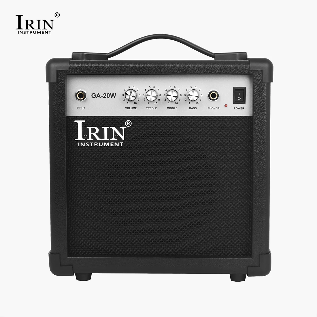 

IRIN GA-20W Guitar Amplifier 4 Tuning AMP Speaker Suitable for Acoustic/Classical/Electric Guitar 3 Band Equalization Control