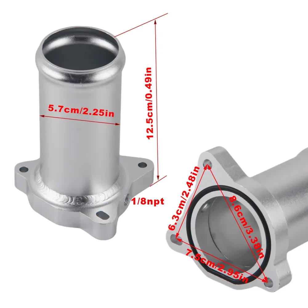 New for VW golf SKODA 1.9 TDI PD130 & PD150 With Silicone Elbow Adaptor Kit - view 3