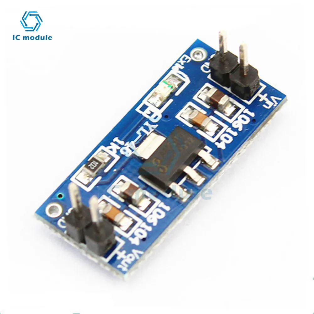 SMD AMS1117 DC-DC Step Down Buck Converter Power Supply Module DC 4.75-12V to 1.2V 1.5V 1.8V 2.5V 3.3V for Arduino