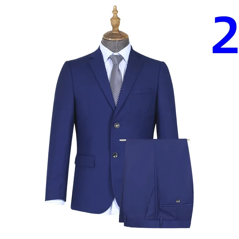 T2015 men\'s suit three-piece suit Korean style fashion professional wedding groomsmen suit work group suit business formal suit