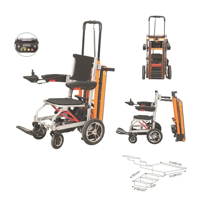 

SF-FL02 Aluminum Alloy Foldable Detached Stair Adjustment Electric Stair Climbing Chair