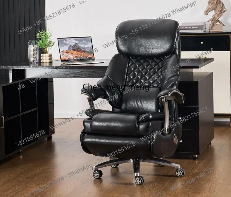 

Электрическое офисное кресло с подогревом и вентиляцией, откидное, из натуральной кожи (первый слой), с функцией массажа