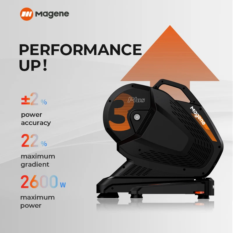 Magene T300 Plus Smart Trainer Power Accuracy Foldable Compatible 130/135mm Release 12x142/148mm Thru Axle Bike XDR 12 Speed Cas