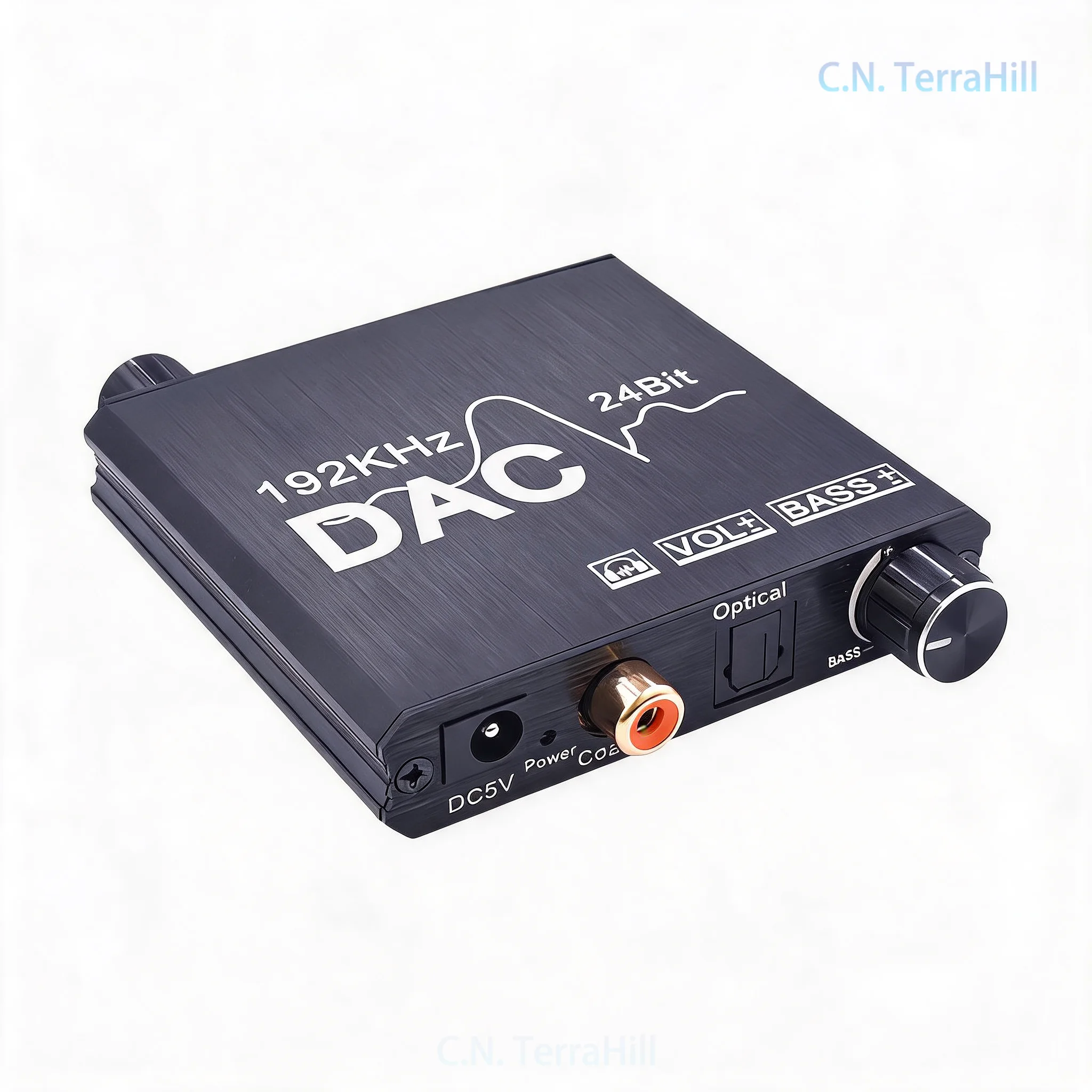 Digital to Analog Converter DAC 192kHz Hi-Fi Audio Signal Conversion Home Audio PC Car Stereo Desktop Upgrade