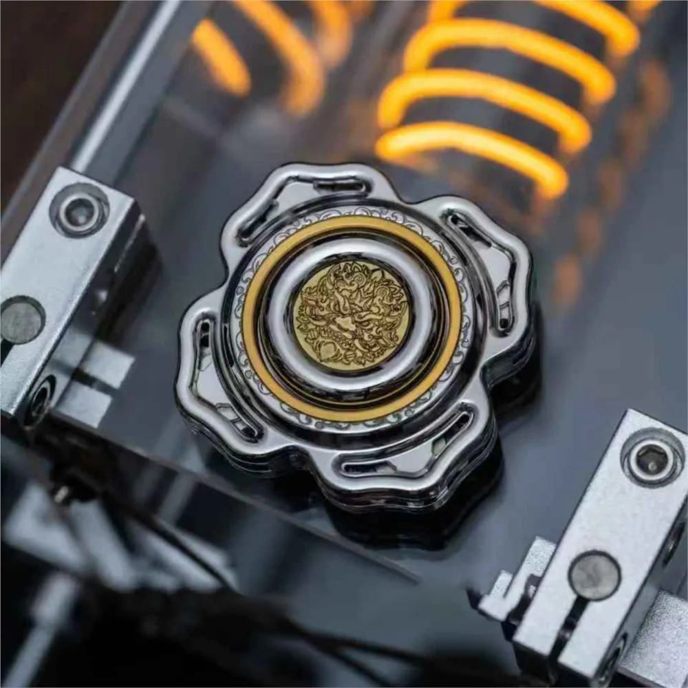 JCJ.EDC Open Nail Gyro Multi-blade Fidget Spinner Anxiety Relief Gadgets Metal Toy For Adults Stainless Steel Office Accessories