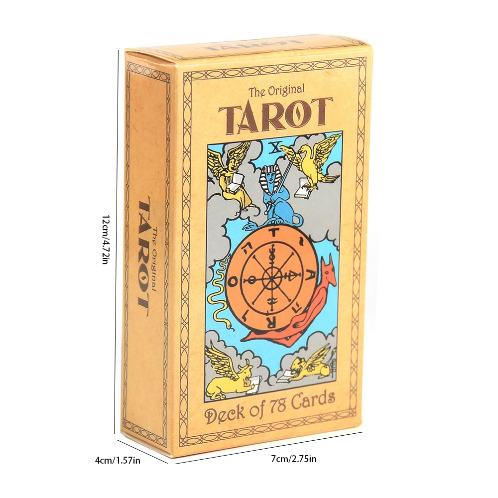 78 Karten/Deck traditionelle Tarot-Orakel karten für Anfänger, um die Wahrheits vorhersagen der Seele zu enthüllen Schicksal Board Runen Wahrsagerei Geschenke