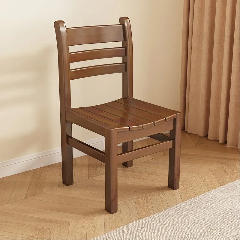Solid Wood Dining Chair for Home Study Breathable Backrest Stool for Canteen Restaurant Hotel Wholesale Manufacturer