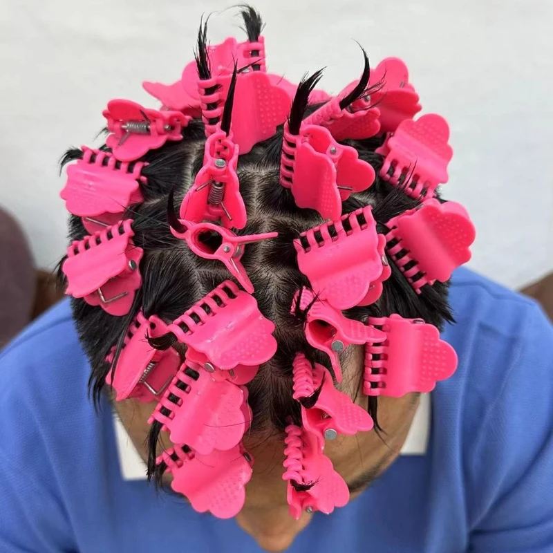 

30pcs /bag Hair Salon Scorpion Clips Hair Root Frontal Wave Hair Tool Professional Paper Wave Increase Height Clip Tools