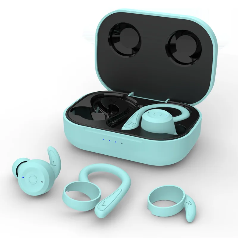 

Ear hook Sports Bluetooth Earphones Call Noise Reduction IPX6 Waterproof Wireless Bluetooth 5.3 Headphones Smart Touch With Mic