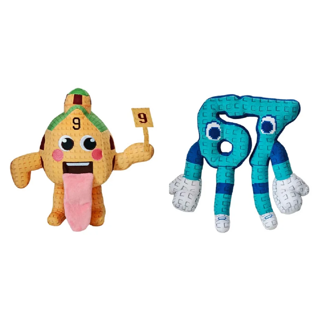 HOT Steal A Brainrot Esok Sekolah Plush Hot Game Peripheral Plushie Cute Cartoon No. 9 House Stuffed Doll Toy Gamer Fans Gift
