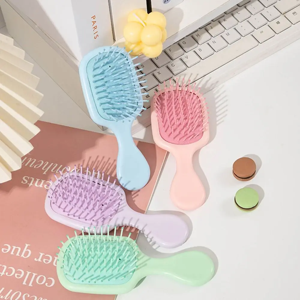 Mini Anti-static Air Bag Comb Head Massage Acupoint Stimulation Air Cushion Hair Comb Knotless Reduce Hair Loss Hairbrush Girls