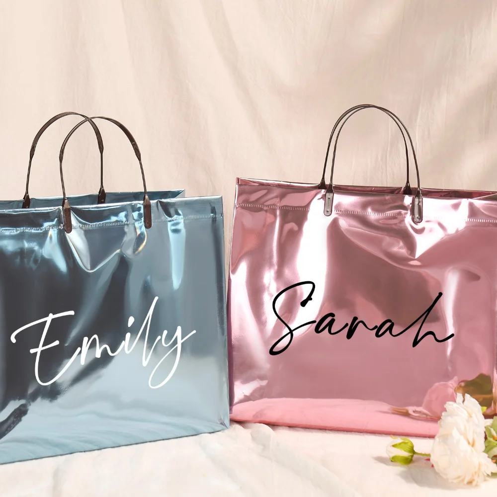 Personalized Wedding Party Gift Bags for Guests Bridal Party Favors Bride To Be Gift Packaging Bridesmaid Custom Simple DIY Gift